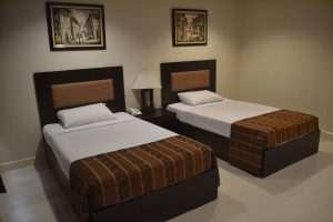 Paragon-Tower-Hotel-Twin-Bed